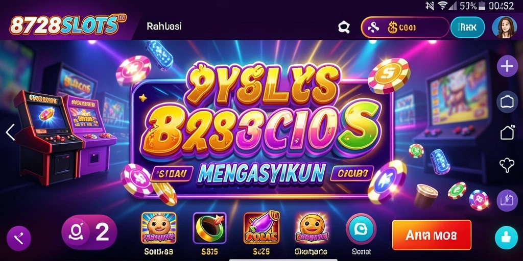 Screenshot gameplay 8728SLOTS menampilkan keseruan dan tantangan dari permainan slot.