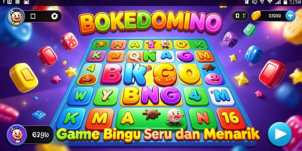 Tampilan gameplay seru dari BOKEDOMINO dengan friends.