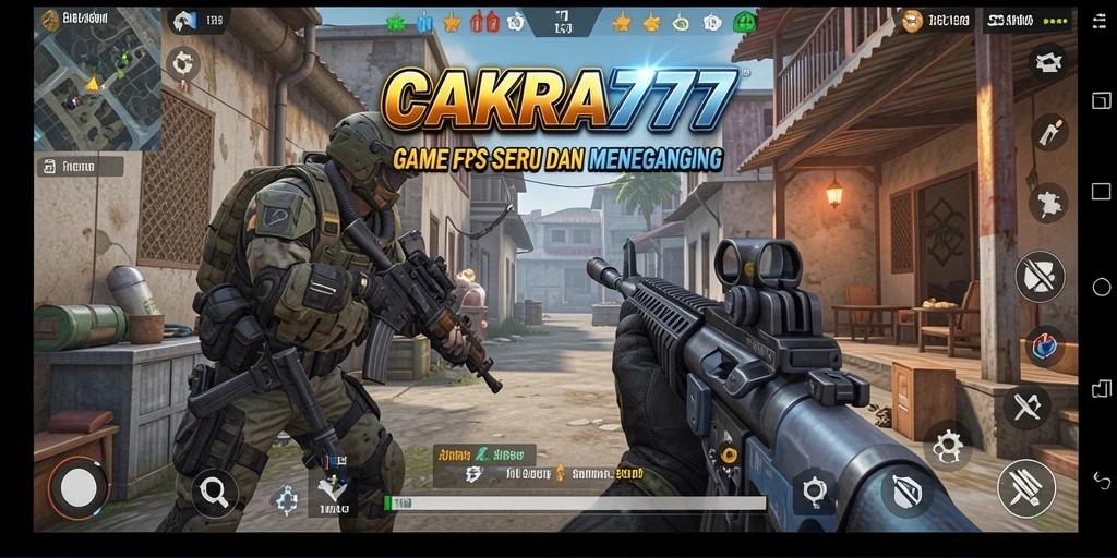 Tampilan gameplay seru dan intens dari CAKRA777.