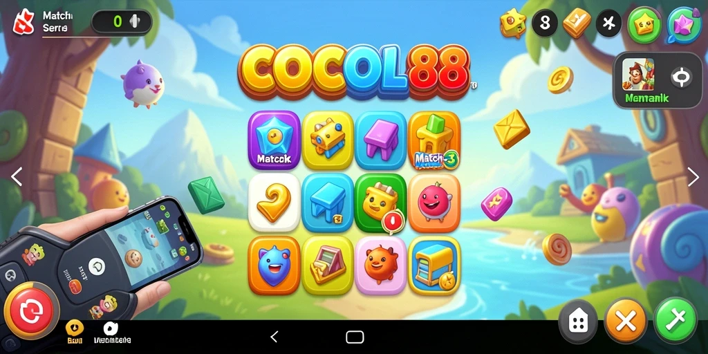 Gameplay seru dan warna-warni dari COCOL88.