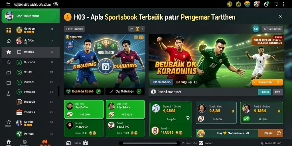 Tampilan gameplay menarik dari aplikasi H03 yang memudahkan taruhan.