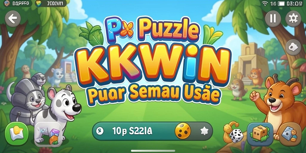 Screenshot menunjukkan momen mendebarkan saat menyelesaikan teka-teki Puzzle.