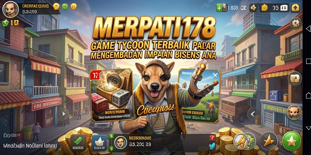 Tampilan gameplay MERPATI178 yang menarik dan penuh strategi Tycoon.