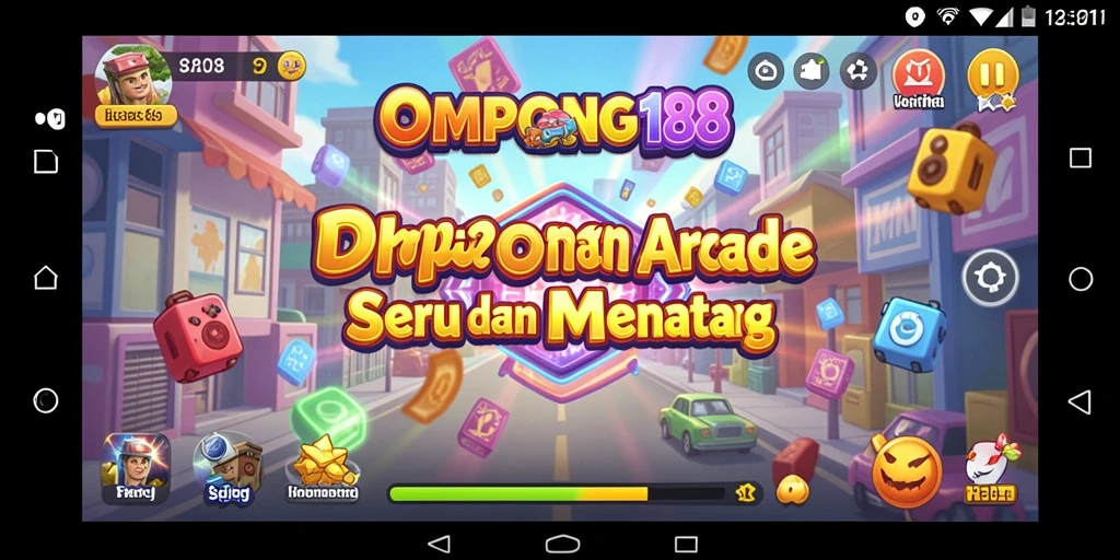 Screenshot OMPONG188 menampilkan aksi seru dalam permainan Arcade.