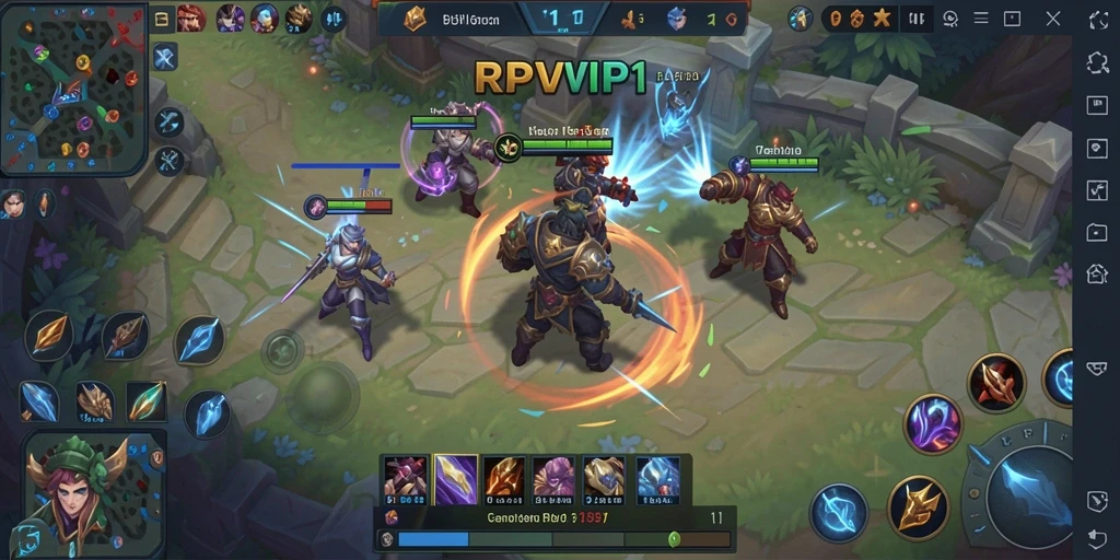 Tampilan gameplay RPVIP1 yang mendebarkan dan seru.