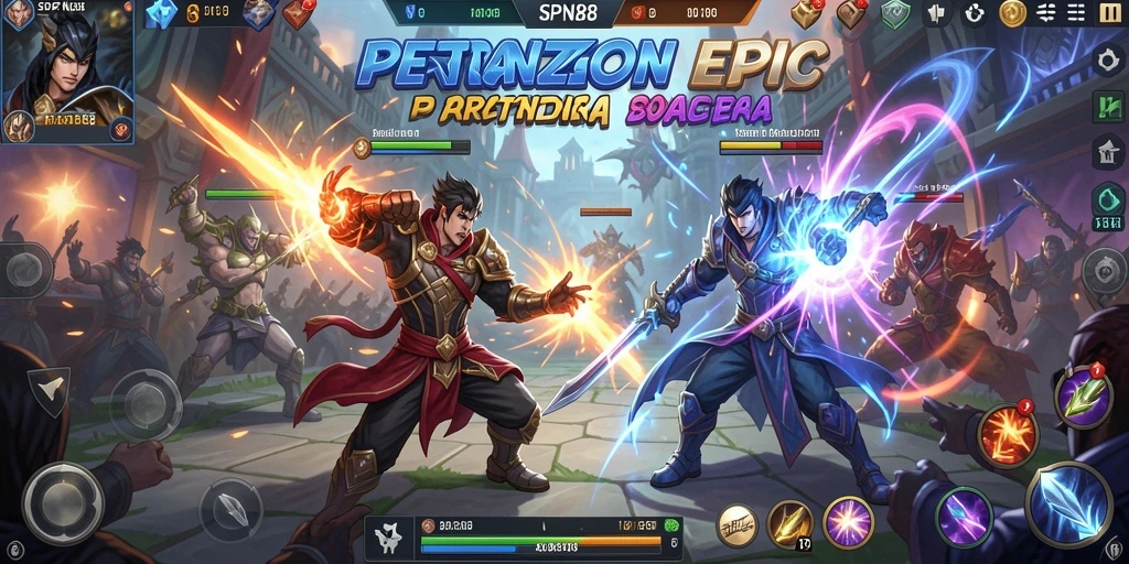 Gameplay menarik dan penuh aksi di arena MOBA SPN88.