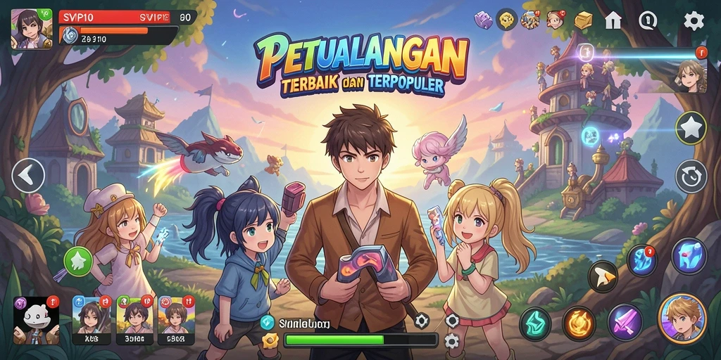 Tangkapan layar gameplay SVIP10 yang menampilkan aksi seru dalam dunia Anime.