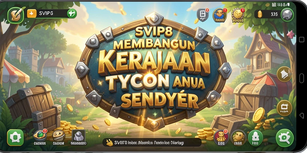 Tampilan gameplay menarik dalam SVIP8 yang memperlihatkan pengelolaan bisnis.