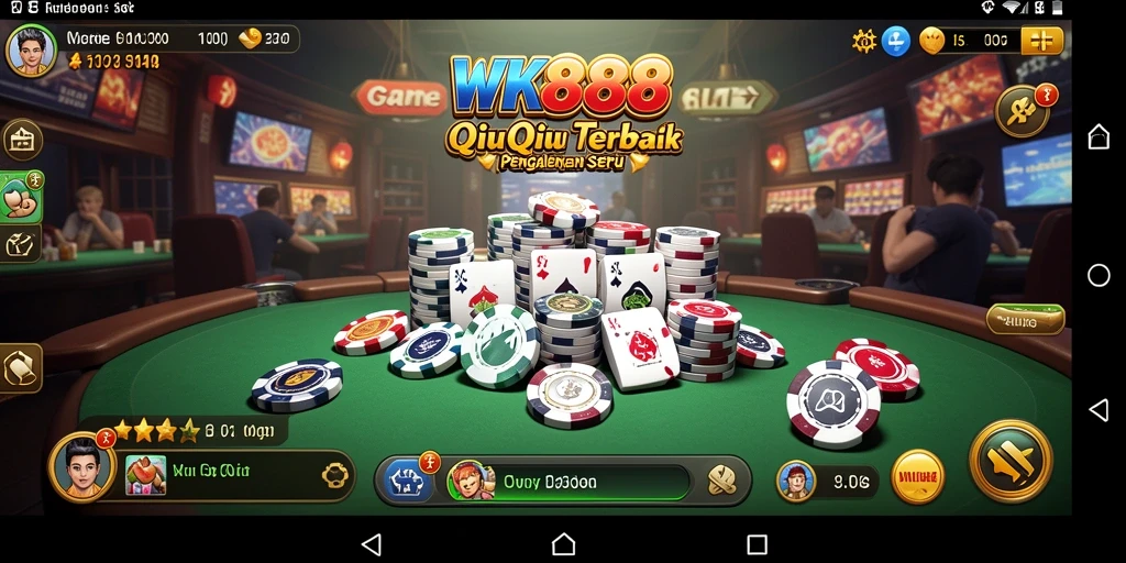 Screenshot gameplay QiuQiu di WK888 yang menarik dan seru.